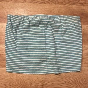 Blue tube top